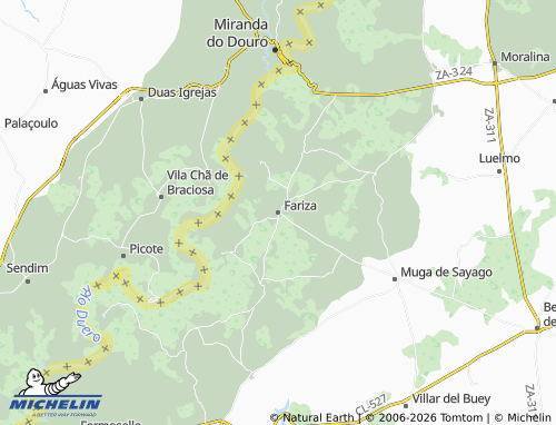 Mappa MICHELIN Fariza - ViaMichelin