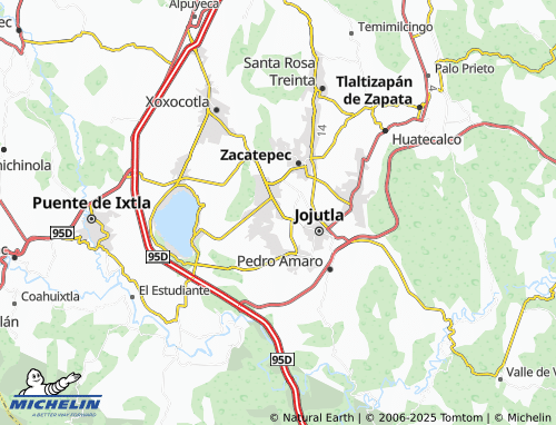 MICHELIN Los Pilares map - ViaMichelin