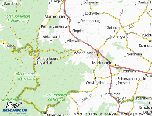 Mapa MICHELIN Cosswiller - ViaMichelin