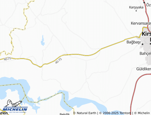 MICHELIN Karalar map - ViaMichelin