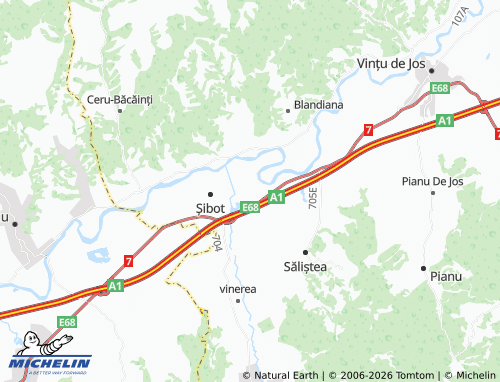 Mappa MICHELIN Balomiru De Câmp - ViaMichelin