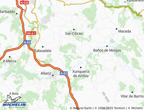 MICHELIN Armariz (San Salvador) map - ViaMichelin