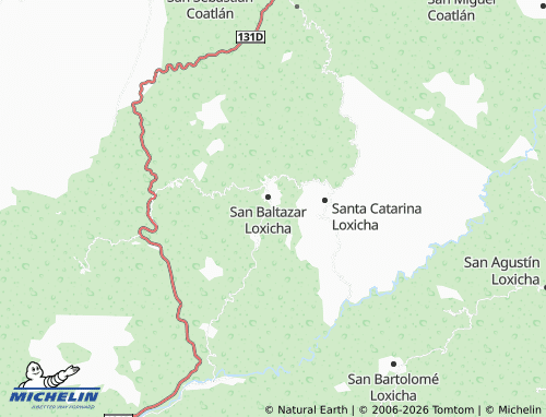 MICHELIN La Unión del Sur map - ViaMichelin