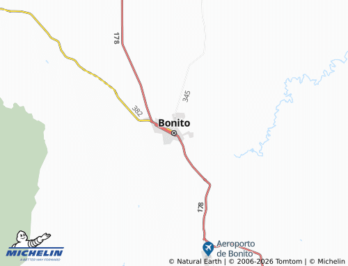 Mapa MICHELIN Bonito - ViaMichelin