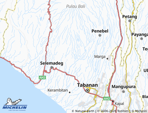 MICHELIN Gadung Sari map - ViaMichelin