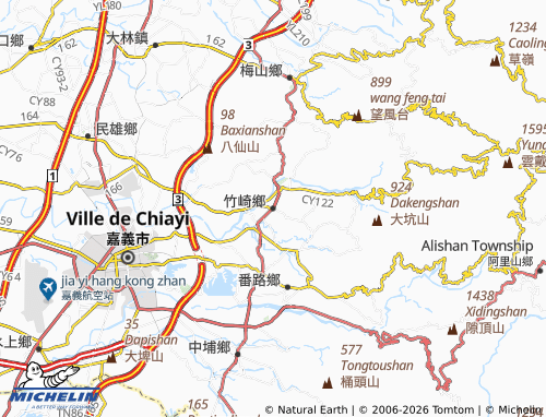 Mappa MICHELIN zhu qi xiang - ViaMichelin