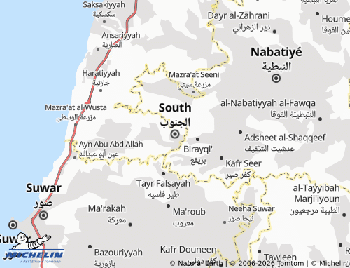 Mappa MICHELIN South - ViaMichelin