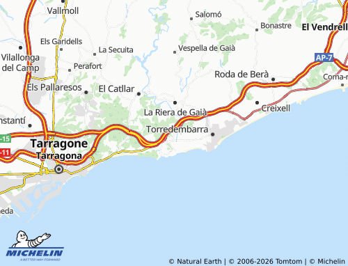 MICHELIN Ferran map - ViaMichelin
