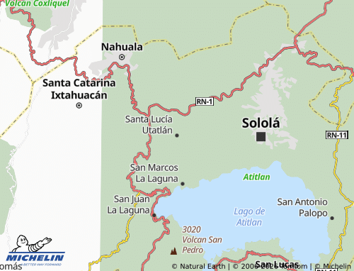 Mappa MICHELIN Santa Lucía Utatlán - ViaMichelin