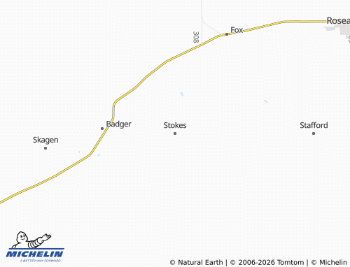Mapa MICHELIN Stokes - ViaMichelin