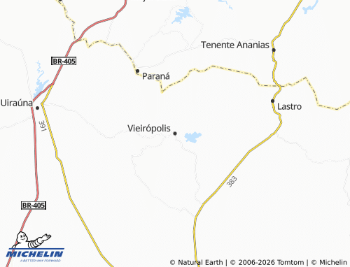 Mappa MICHELIN Vieirópolis - ViaMichelin