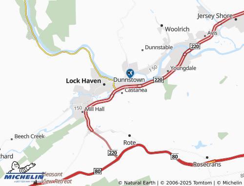 MICHELIN Castanea map - ViaMichelin