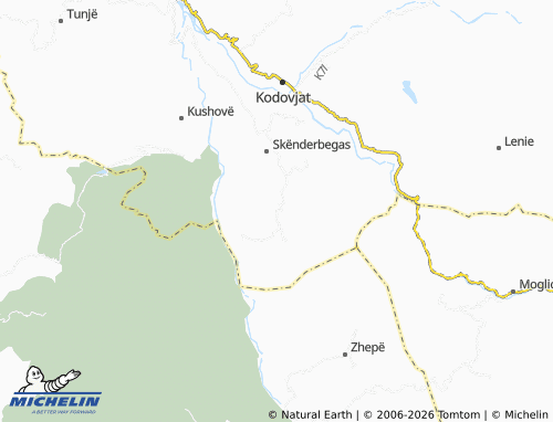 MICHELIN-Landkarte Ermenj - ViaMichelin