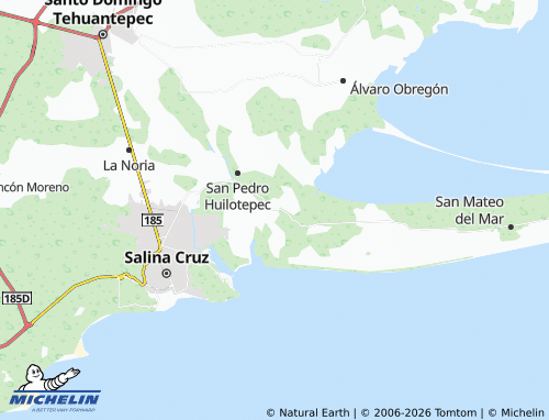 Mappa MICHELIN Huazantlán del Río - ViaMichelin