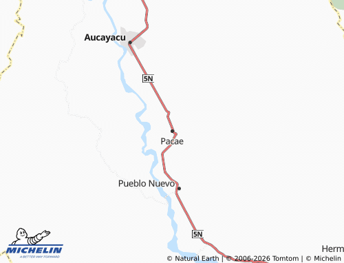 MICHELIN-Landkarte Pacae - ViaMichelin