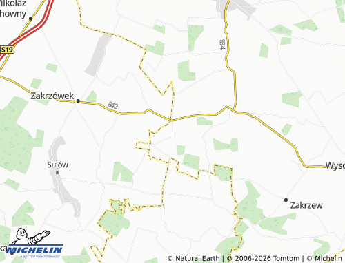 Carte MICHELIN Dębina - ViaMichelin