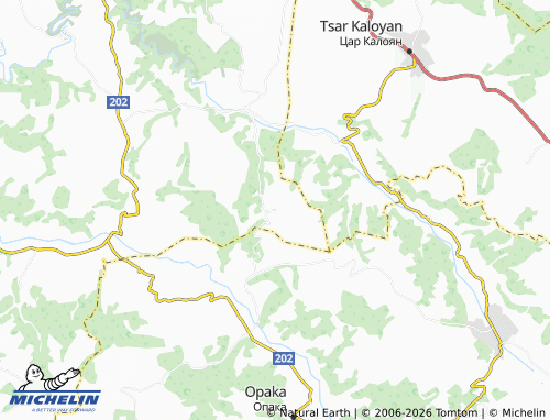 Mappa MICHELIN Tserovets - ViaMichelin