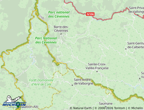 Mappa MICHELIN Molezon - ViaMichelin