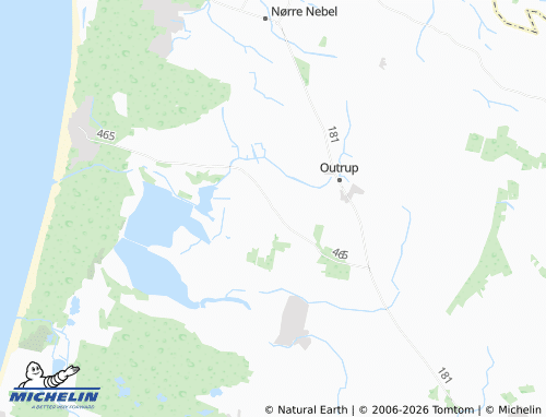 Mappa MICHELIN Henne Stationsby - ViaMichelin