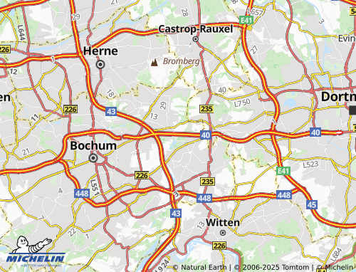 MICHELIN Bochum-Werne map - ViaMichelin