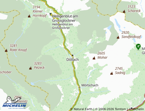 MICHELIN Döllach map - ViaMichelin