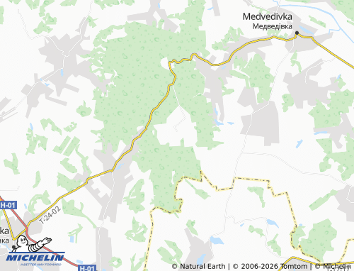MICHELIN Buda map - ViaMichelin