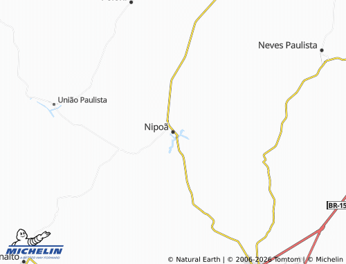 Mapa MICHELIN Nipoã - ViaMichelin