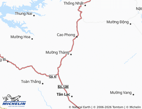 Mapa MICHELIN Nam Phong - ViaMichelin