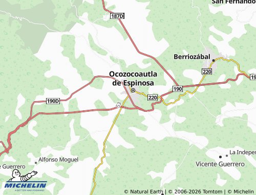 Mapa MICHELIN Ocozoc - ViaMichelin