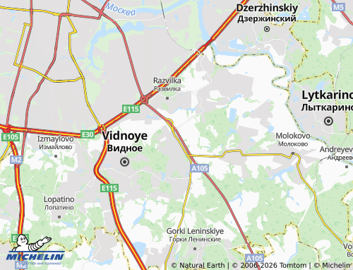 Carte MICHELIN Aparinki - ViaMichelin