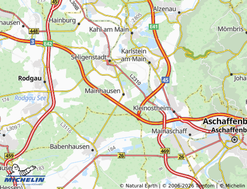 Mapa MICHELIN Mainhausen - ViaMichelin