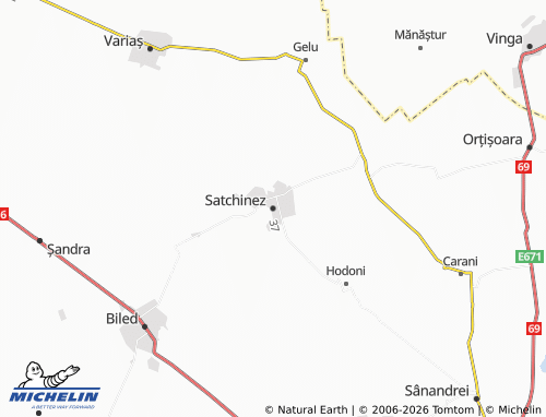 Mappa MICHELIN Satchinez - ViaMichelin