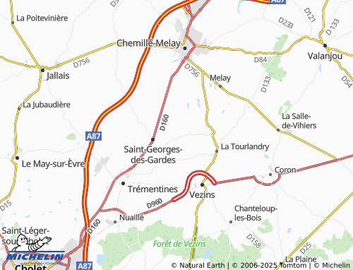 MICHELIN La Promenade map - ViaMichelin