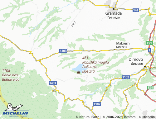 Mapa MICHELIN Tolovitsa - ViaMichelin
