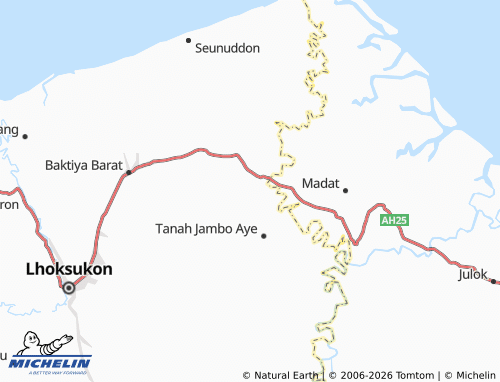 MICHELIN Biara Timur map - ViaMichelin