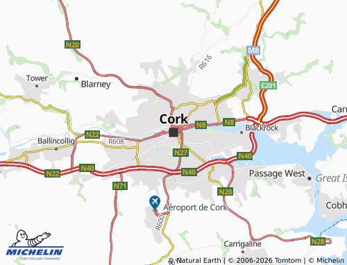 Mappa MICHELIN Cork - ViaMichelin