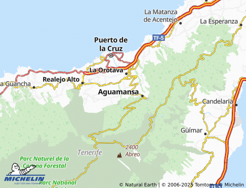 MICHELIN El Camino de Chasna map - ViaMichelin