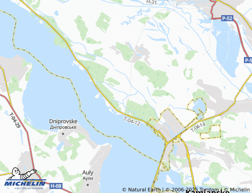 MICHELIN Kulishi map - ViaMichelin