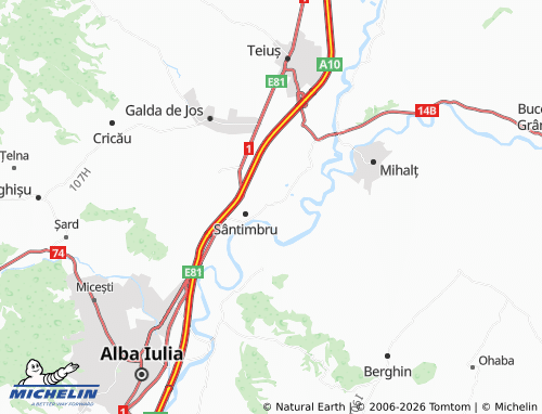 Carte MICHELIN Galtiu - ViaMichelin