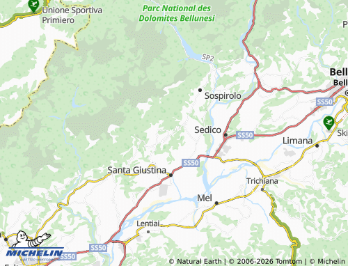 Mapa MICHELIN Carazzai - ViaMichelin