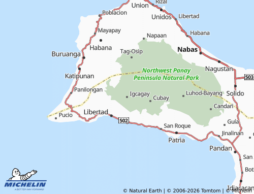 MICHELIN Igcagay map - ViaMichelin