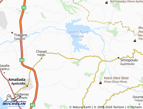 Carte MICHELIN Keramidia - ViaMichelin