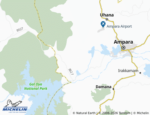 Mapa MICHELIN Ambamalthalawa - ViaMichelin