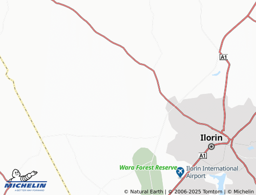 MICHELIN Iga Fulani map - ViaMichelin