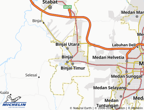 MICHELIN Pahlawan map - ViaMichelin