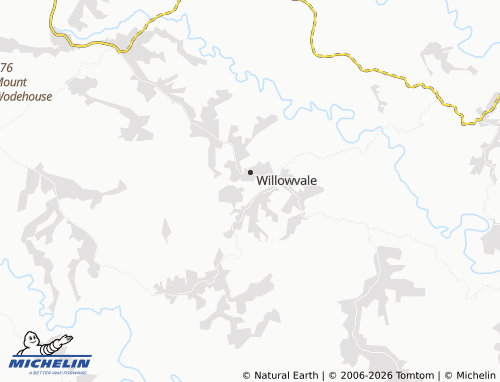 MICHELIN-Landkarte Willowvale Commonage - ViaMichelin