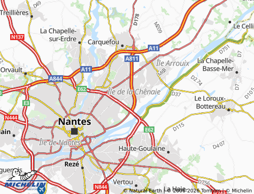 Mapa MICHELIN Sainte-Luce-sur-Loire - ViaMichelin