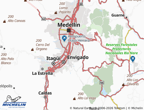 Carte MICHELIN El Castillo - ViaMichelin