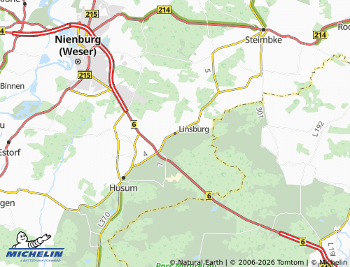 MICHELIN-Landkarte Linsburg - ViaMichelin