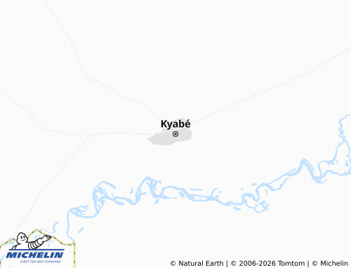 Mapa MICHELIN Kyabé - ViaMichelin